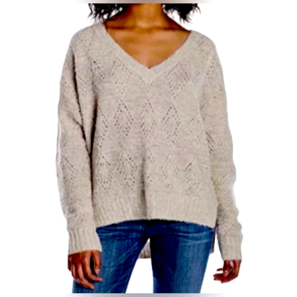 Scotch & Soda Maison Scotch V-Neck Sweater Alpaca Mohair Wool Blend✨
